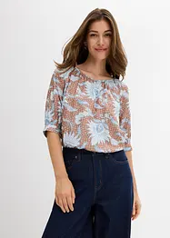 Blusa in misto viscosa fine, bonprix