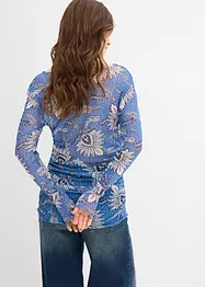 Maglia a maniche lunghe in mesh fine, bonprix