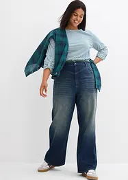 Jeans straight, vita alta, bonprix