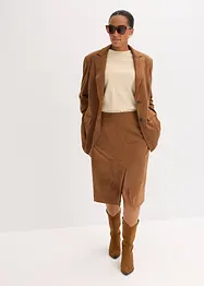 Blazer in similpelle scamosciata, bonprix