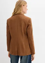 Blazer in similpelle scamosciata, bonprix