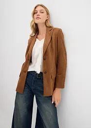 Blazer in similpelle scamosciata, bonprix