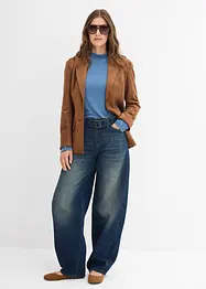 Jeans barrel con cintura, vita media, bonprix