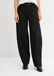 Jeans barrel con cintura, vita media, bonprix