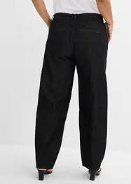 Jeans barrel con cintura, vita media, bonprix