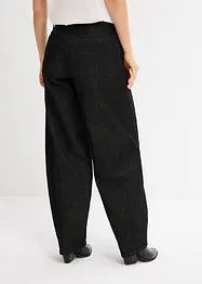 Jeans barrel con cintura, vita media, bonprix