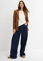 Jeans wide leg, vita alta, bonprix