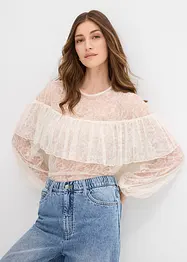 Blusa in pizzo, bonprix