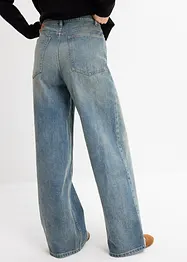Jeans wide leg, vita alta, bonprix