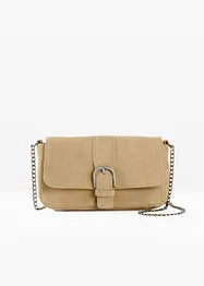 Borsa a tracolla in pelle scamosciata, bonprix