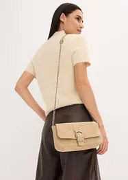 Borsa a tracolla in pelle scamosciata, bonprix