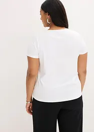 T-shirt con puro cotone, bonprix