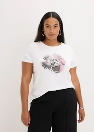 T-shirt con puro cotone, bonprix