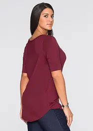 Maglia con scollo rotondo in viscosa morbida, bonprix