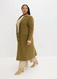 Cappotto lungo in simil lana, bonprix