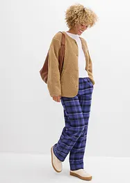 Pantaloni in flanella di cotone biologico, bonprix