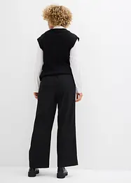 Pantaloni a palazzo in simil lana, bonprix