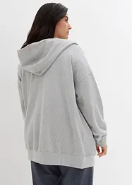 Felpa con zip e cappuccio, bonprix