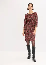 Abito in maglina con fantasia paisley, bonprix