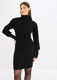Abito in maglia a collo alto, bonprix