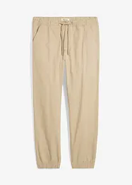 Pantaloni chino elasticizzati con elastico in vita relaxed fit, straight, bonprix