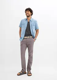 Pantaloni chino comodi in vita con cintura regular fit, straight, bonprix