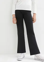 Pantaloni svasati  con spacchi in misto cotone biologico, bonprix