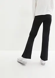 Pantaloni svasati  con spacchi in misto cotone biologico, bonprix