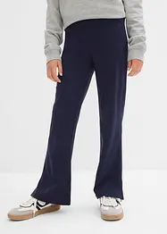 Pantaloni svasati  con spacchi in misto cotone biologico, bonprix