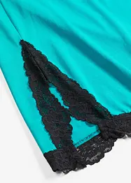 Camicia da notte corta con pizzo delicato, bonprix