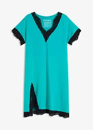 Camicia da notte in cotone biologico con pizzo, bonprix