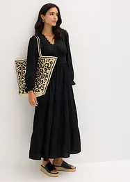 Abito lungo con pizzo, bonprix