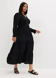 Abito lungo con pizzo, bonprix