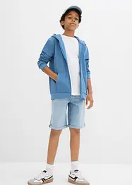 Felpa con zip e cappuccio, bonprix