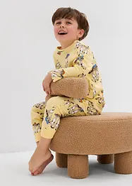 Pigiama in puro cotone biologico (set 4 pezzi), bonprix