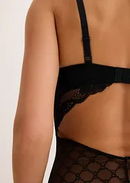 Body con mesh decorativo, bonprix