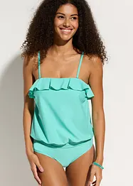 Tankini a fascia con spalline multiway (set 2 pezzi), bonprix