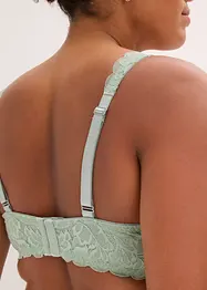 Reggiseno con coppe preformate e pizzo floreale, bonprix