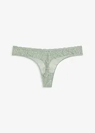 Perizoma a V con pizzo floreale, bonprix