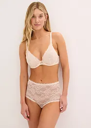 Reggiseno a triangolo con pizzo floreale, bonprix