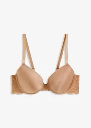 Reggiseno con coppe preformate ed effetto lucido, bonprix