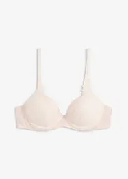 Reggiseno con coppe preformate ed effetto lucido, bonprix