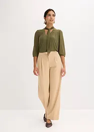 Maglia in mesh con fiocco, bonprix