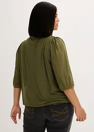 Maglia in mesh con fiocco, bonprix