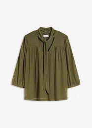 Maglia in mesh con fiocco, bonprix