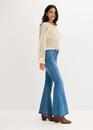 Maglia in pizzo di misto cotone, bonprix