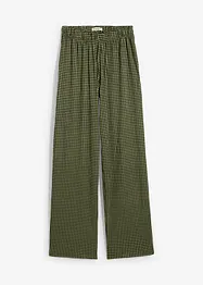 Pantaloni in jersey crêpe strutturato, bonprix