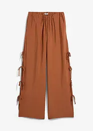 Pantaloni con elastico in vita e laccetti, bonprix