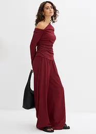 Maglia monospalla in crêpe strutturato, bonprix