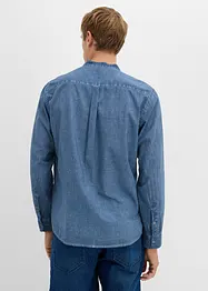 Camicia a maniche lunghe con effetto lavato, bonprix